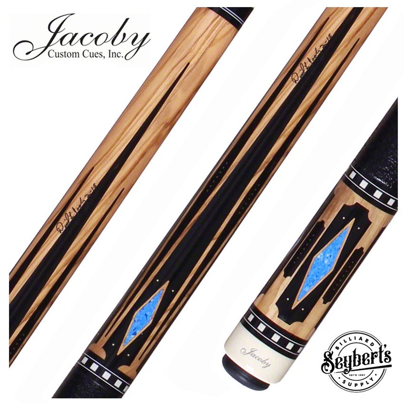 Jacoby Olivewood with Ebony Points Pool Cue – HB5