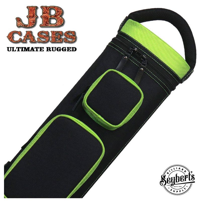 JB Ultimate Rugged Black/Green Pool Cue Case – URBKGR