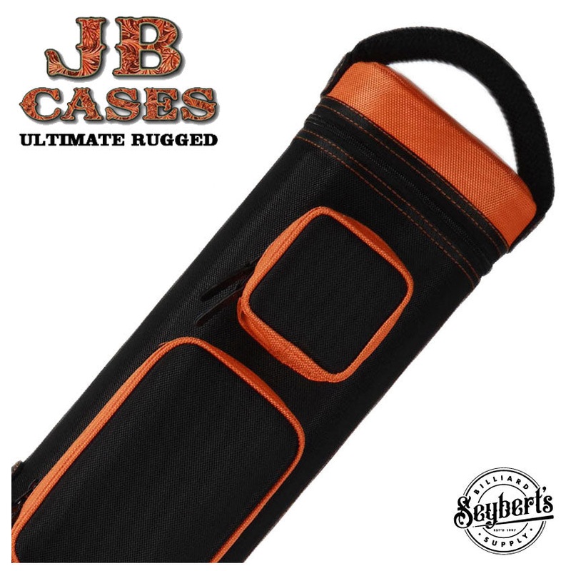 JB Ultimate Rugged Black/Orange Pool Cue Case – URBKOR