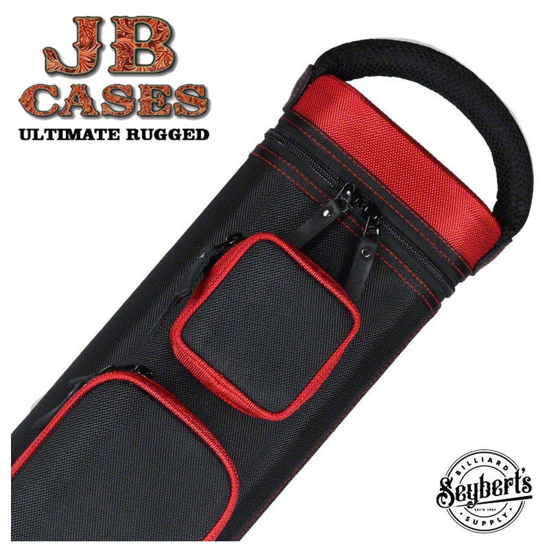 JB Ultimate Rugged Black/Red Pool Cue Case – URBKRD