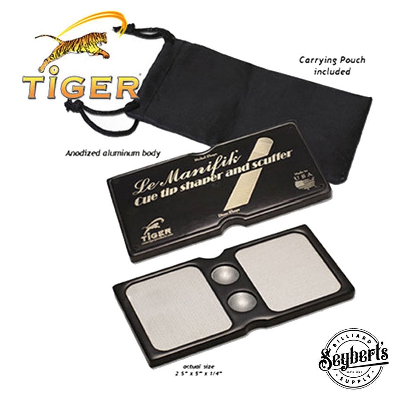 Le Manifik Tiger Cue Tip Shaper Scuffer – LTS