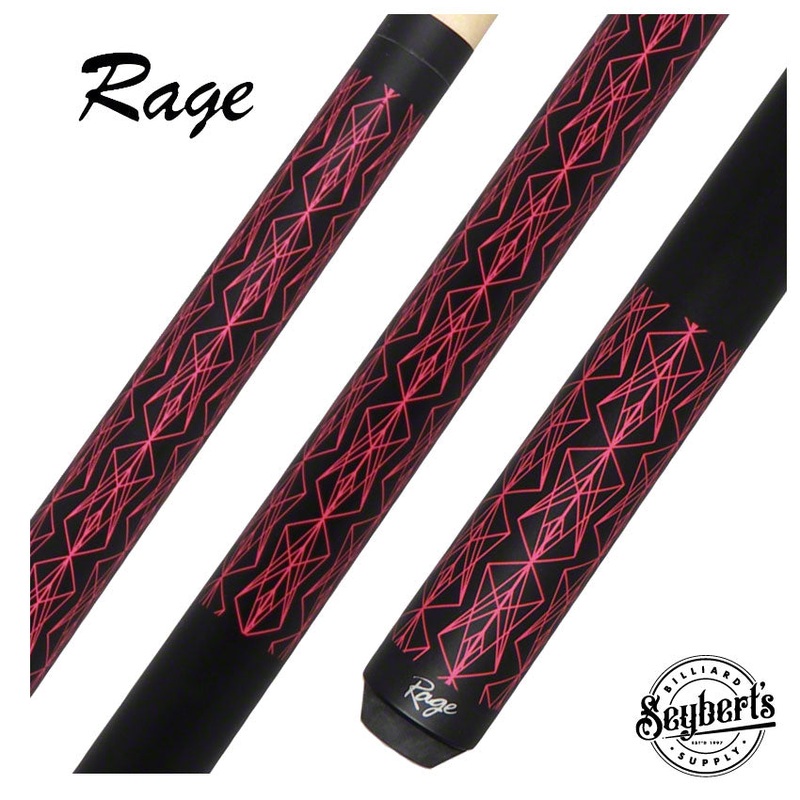 Rage Black and Pink Pool Cue – RG111