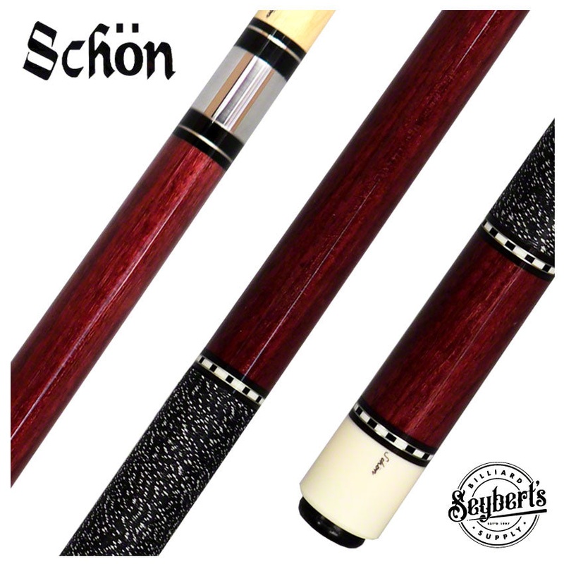 Schon STL1 Exotic Purple Heart Wood Pool Cue – STL1P