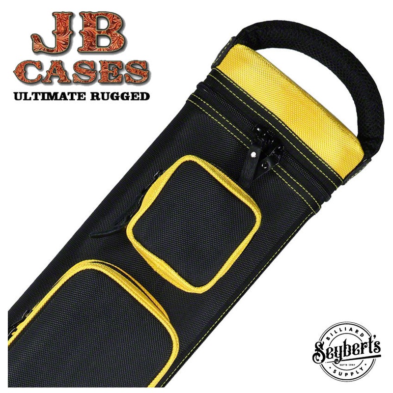 JB Ultimate Rugged Black/Gold Pool Cue Case – URBKGD