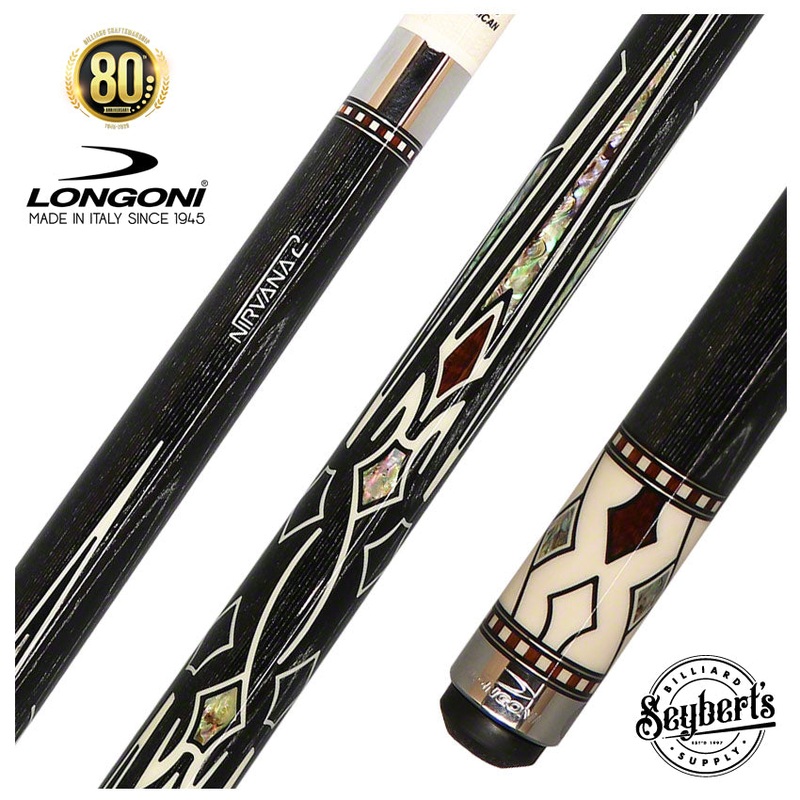 Longoni Stecca Nirvana 2 Pool Cue with S2 American Wood Shaft – LG24490