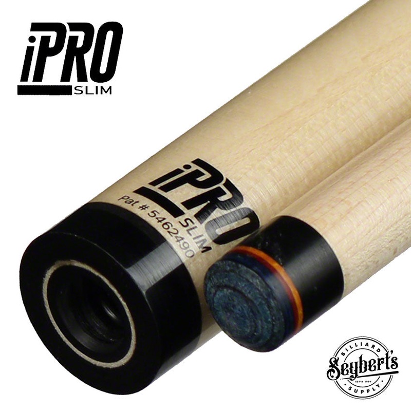 McDermott Radial Black Collar iPRO Slim Pool Cue Shaft 12mm