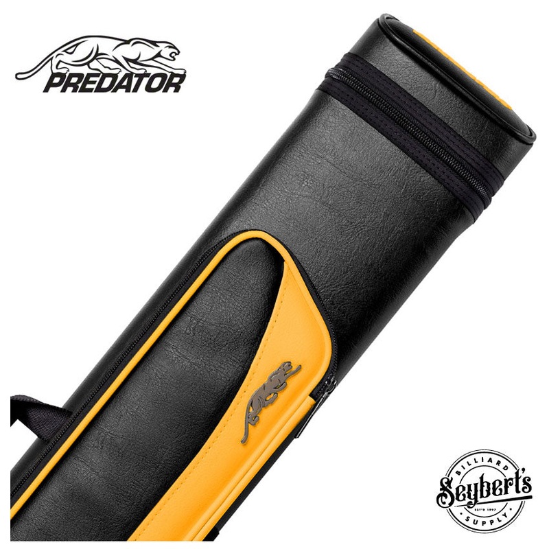 Predator Roadline Black/Yellow 2×4 Hard Pool Cue Case – C24BLKYELH