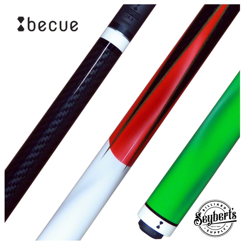 Becue V.2 Carbon Fiber Sneaky Pete Tri Color Flag Play Cue – BC437