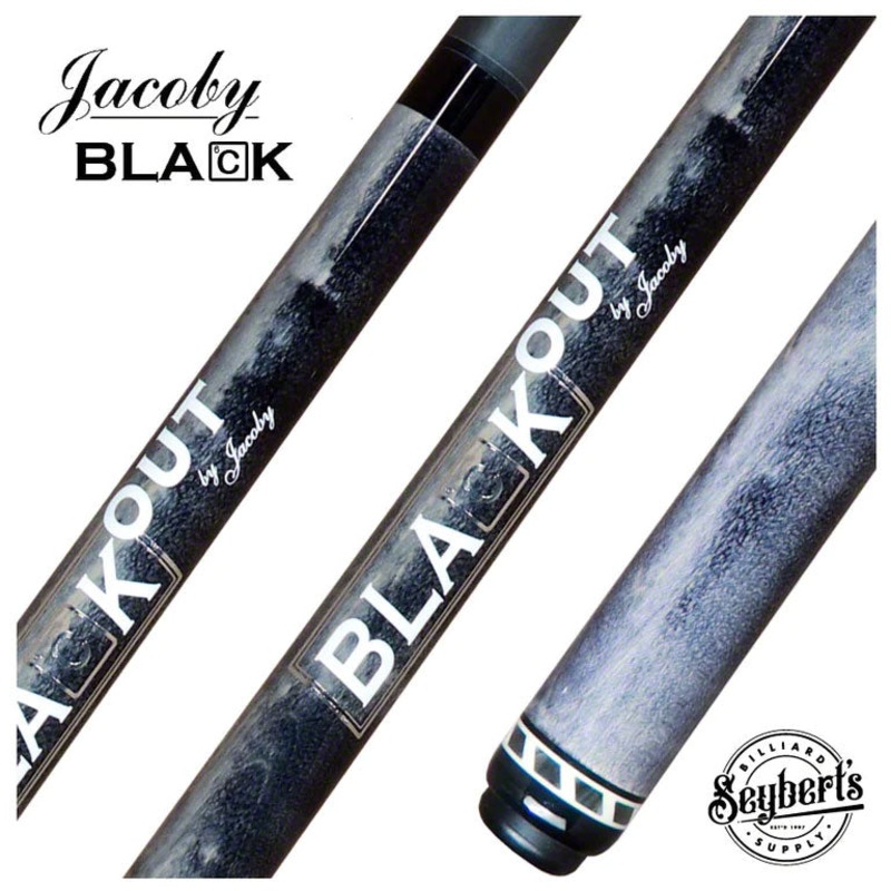 Jacoby BlaCkOut Grey No Wrap Break/Jump Cue – JACBKOUTGY