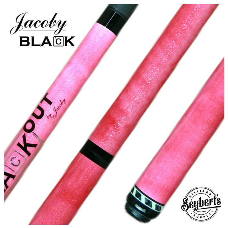 Jacoby BlaCkOut Pink No Wrap Break/Jump Cue – JACBKOUTPK