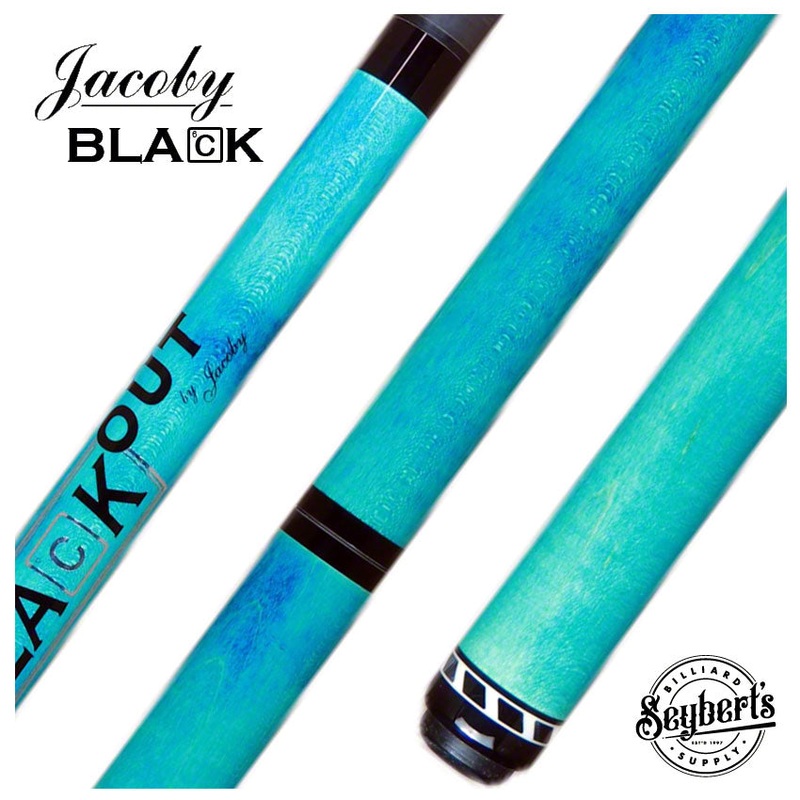 Jacoby BlaCkOut Turqouise No Wrap Break/Jump Cue – JACBKOUTTQ