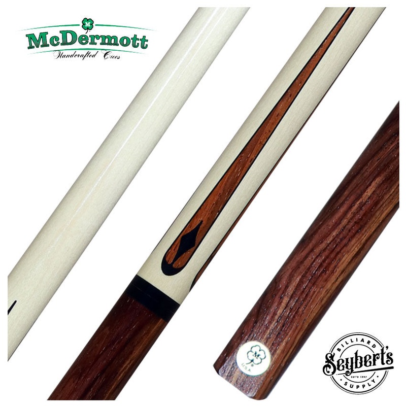 Mcdermott Cocobolo Handle Points with Maple Shaft Snooker Cue – SN503