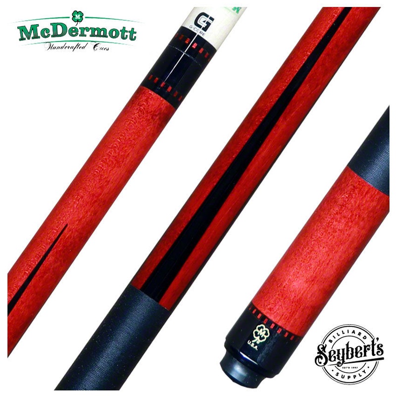 McDermott G Series Colorado Red Stained Maple with 4 Point Pool Cue – G343