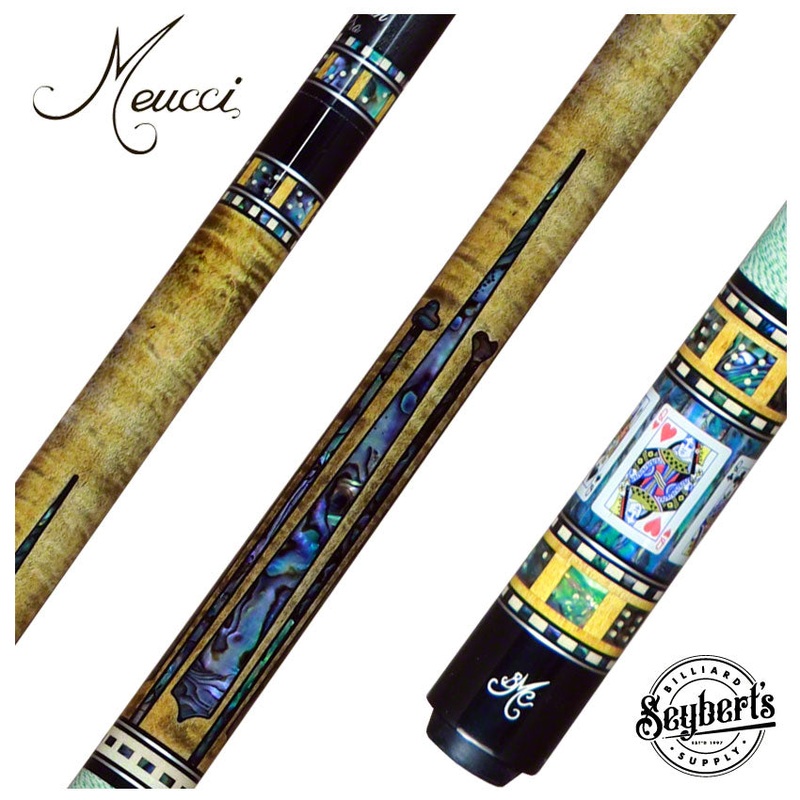 Meucci BMC Casino 6 Queens Pool Cue with Carbon Shaft – BMC6CQ