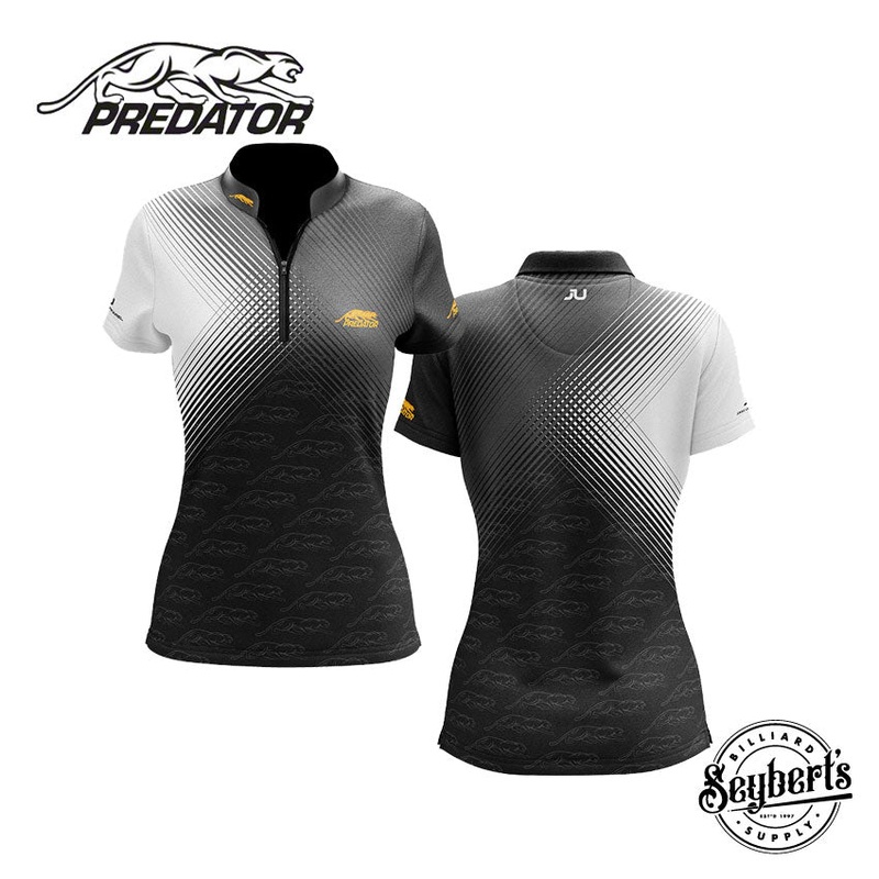 Predator Women’s Fusion Black/White Sports Collar Jersey
