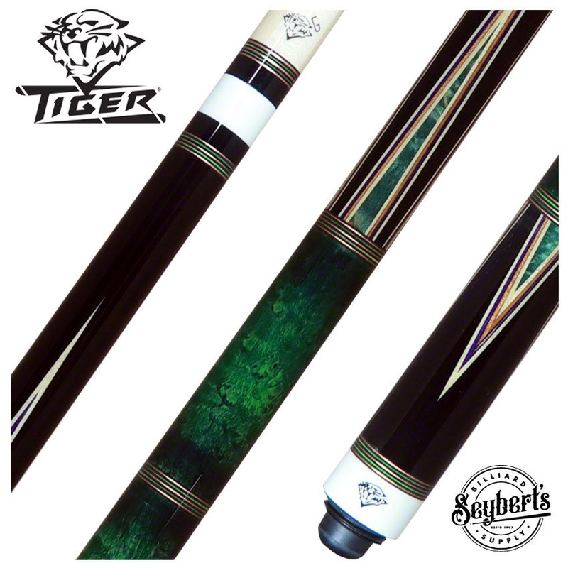 Tiger Custom One Of a Kind Green HD-Series Play Cue – TIGERCUSTOM1