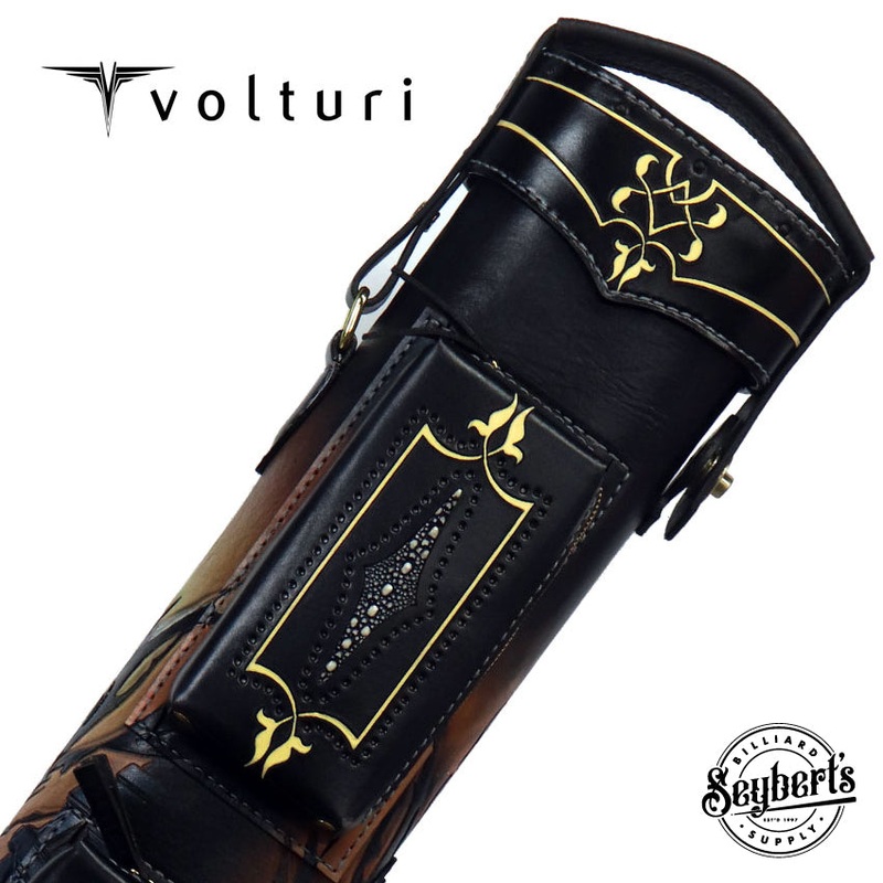 Volturi Custom Batman Yellow 4×8 Hard Pool Cue Case – VCBATMAN4X8Y