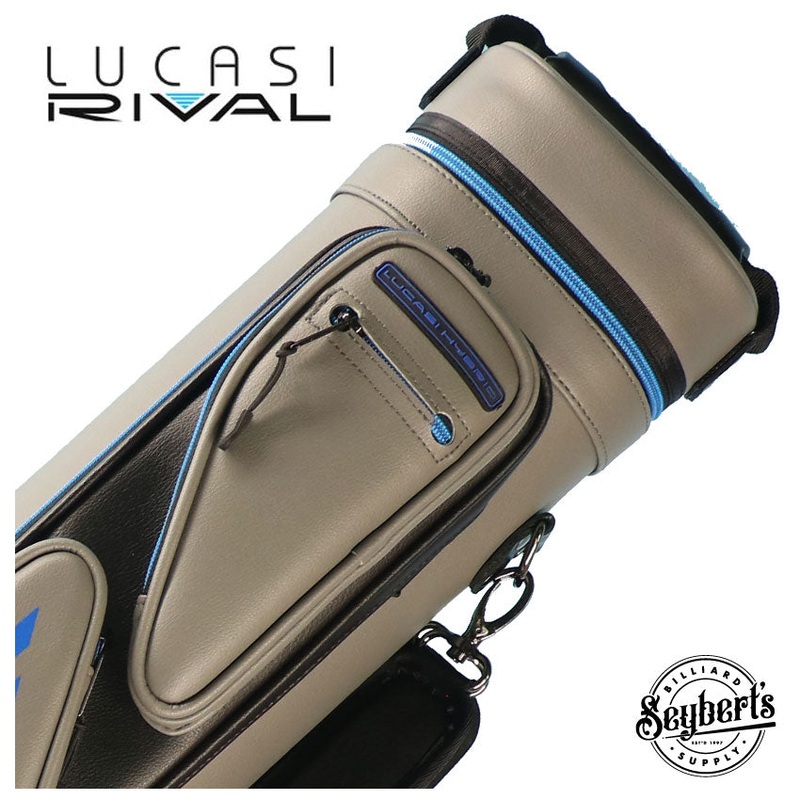 Lucasi Hybrid Rival Grey and Blue 4×8 Pool Cue Case – PXC2048