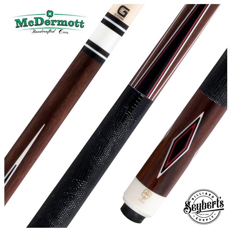 McDermott G Series Rosewood Forearm with Black Points Pool Cue – G806 -DIS
