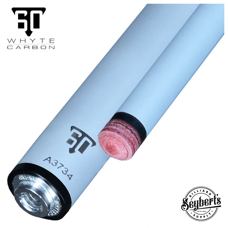 Triple 60  Whyte Carbon 5/16 x 18 Pilot Thread Cool White Carbon Fiber Play Shaft