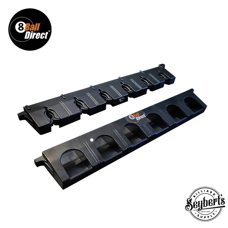 8 Ball Direct Safe Grip Cue Rack – 6 Cues