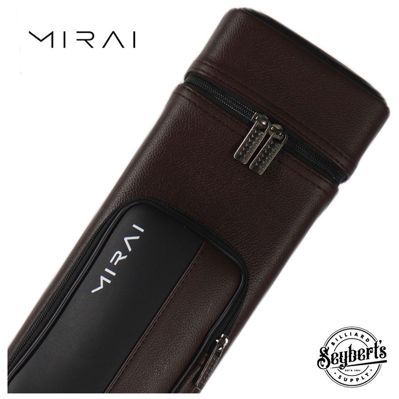 Mirai Brown and Black Pool Cue Case – MRIBR