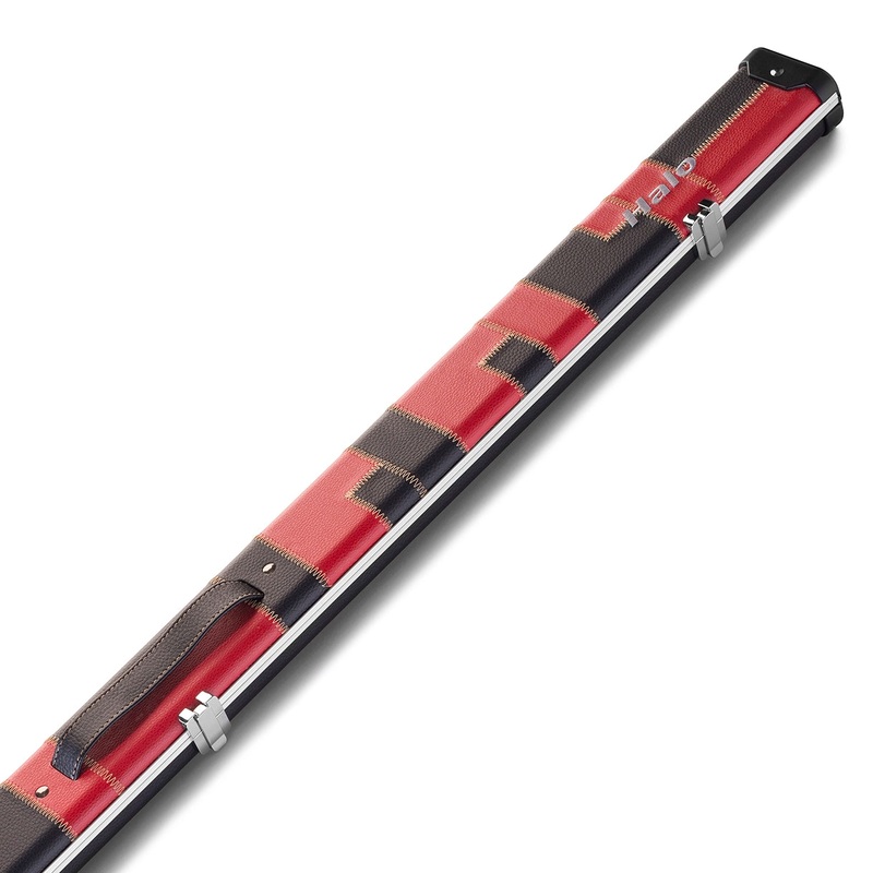 Peradon Black & Red Patch Halo 3/4 Cue Case