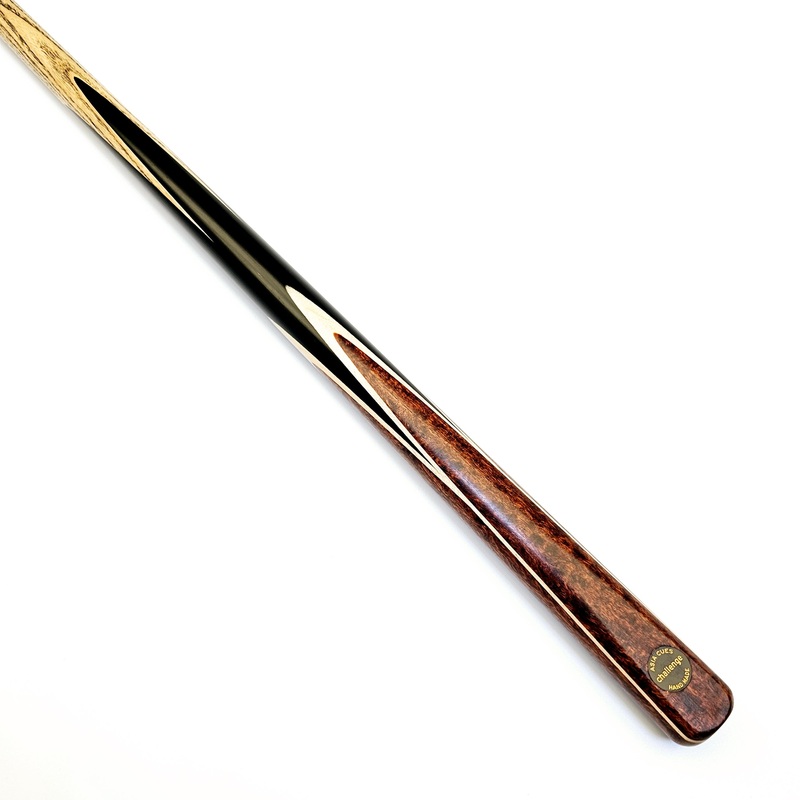 Asia Cues Challenge – One Piece Snooker Cue 9.7mm Tip, 18.4oz, 57″