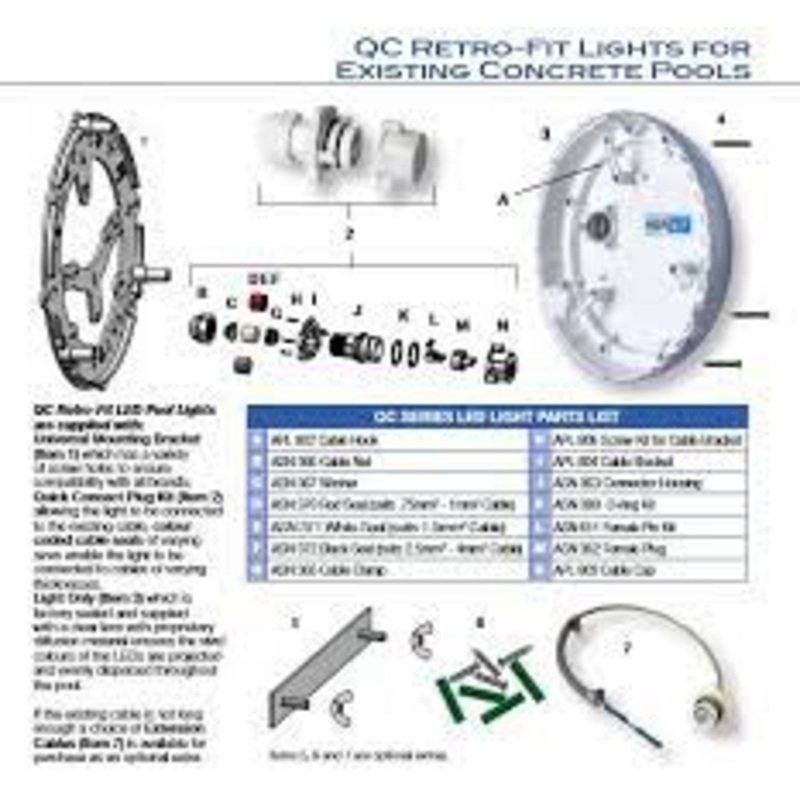 Aqua Quip PE-6 SCREW KIT FOR MOUNTING BRACKET –