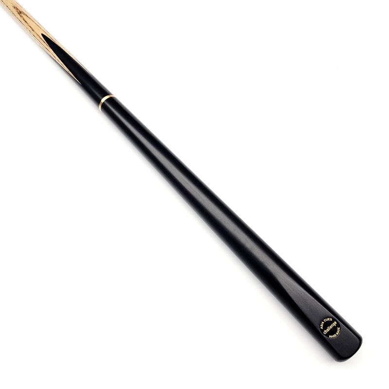 Asia Cues Challenge – 3/4 Jointed Snooker Cue 9.7mm Tip, 18oz, 57.5″