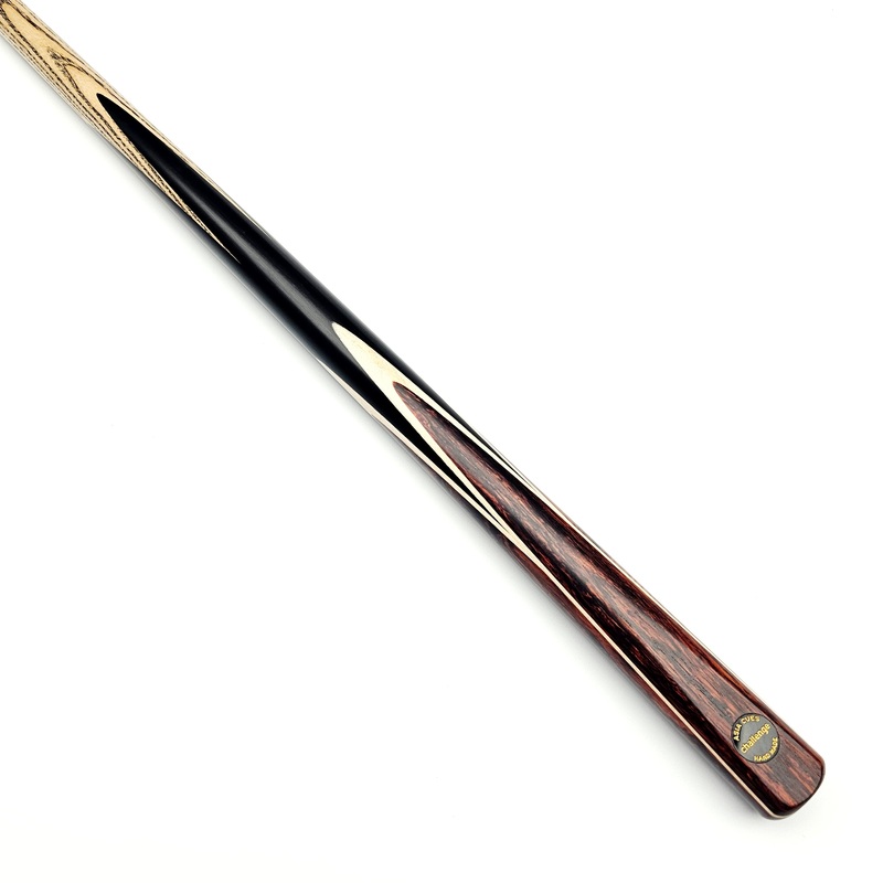 Asia Cues Challenge – One Piece Pool Cue 8.5mm Tip, 17.6oz, 57″