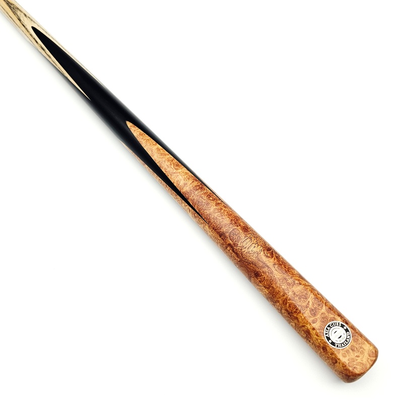 Asia Cues Connoisseur No.264 – One Piece Snooker Cue 9.8mm Tip, 18oz, 57.5″