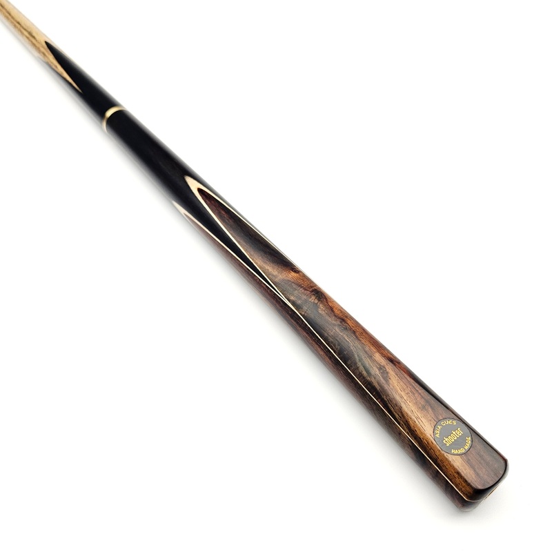 Asia Cues Shooter – 3/4 Jointed Snooker Cue 9.9mm Tip, 17.6oz, 57.5″