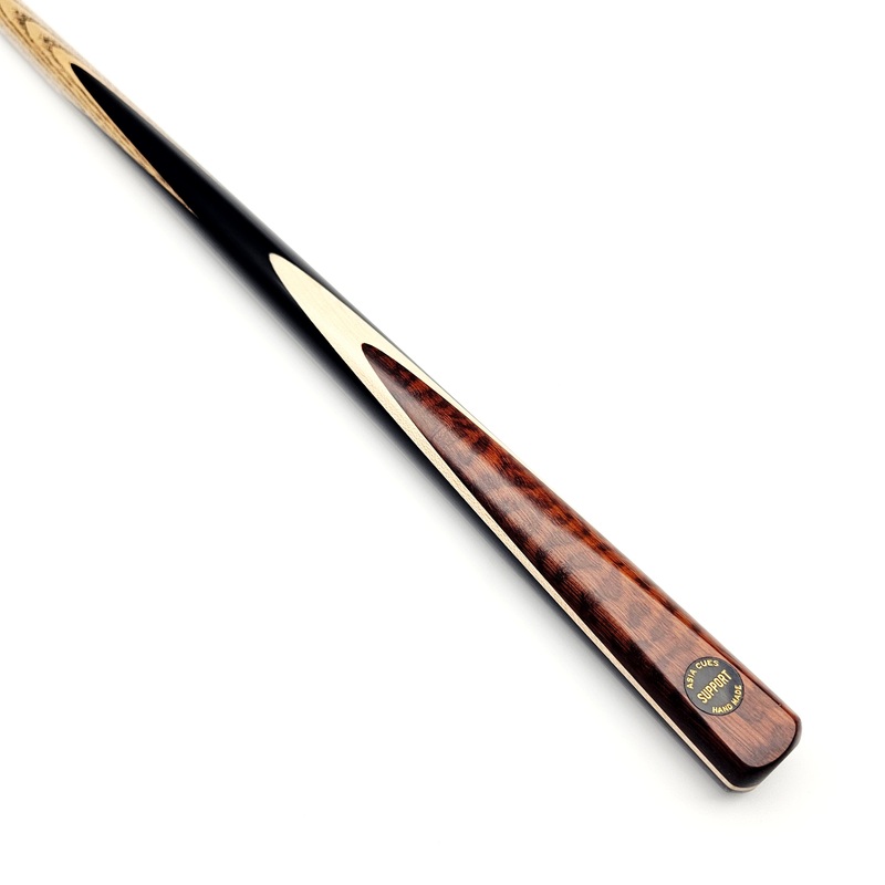 Asia Cues Support – One Piece Snooker Cue 9.8mm Tip, 17.5oz, 57.75″