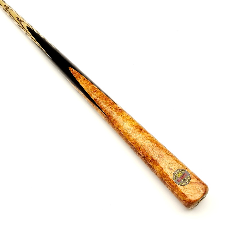 Asia Cues Ultimate No.1104  – One Piece Pool Cue 9mm Tip, 17.5oz, 57.25″