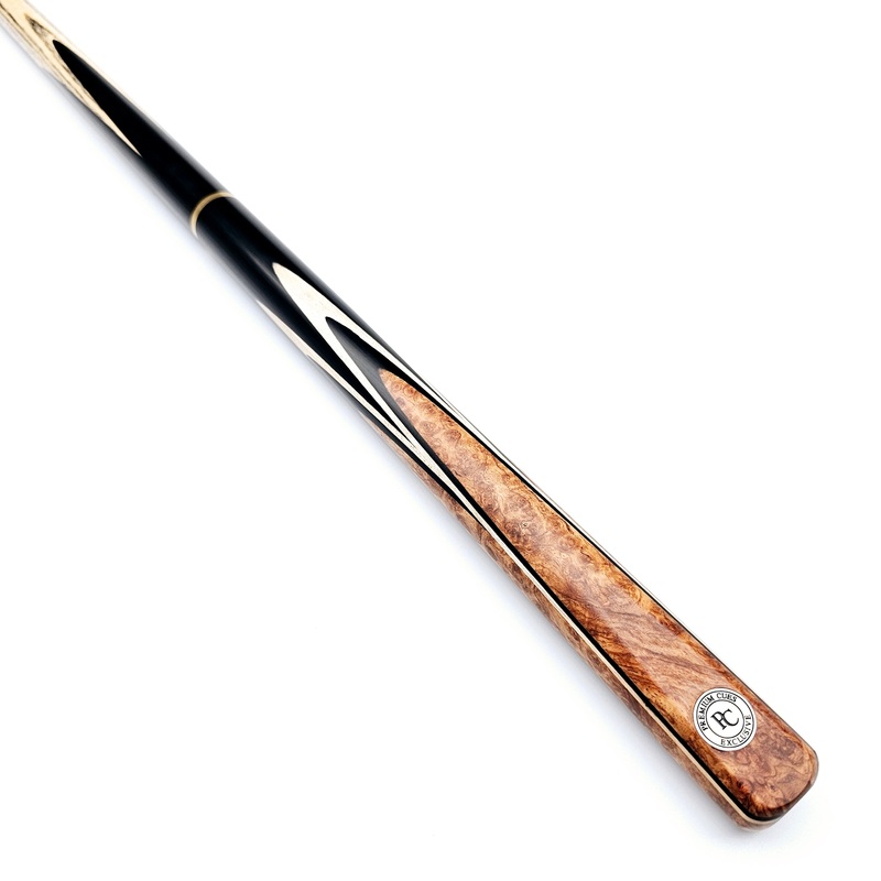 Exclusive –  3/4 Jointed Snooker Cue 9.5mm Tip, 18.4oz, 58″