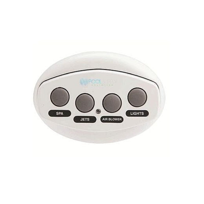Pentair iS4 Spa-Side Remote 4 Button White 150′ Cable
