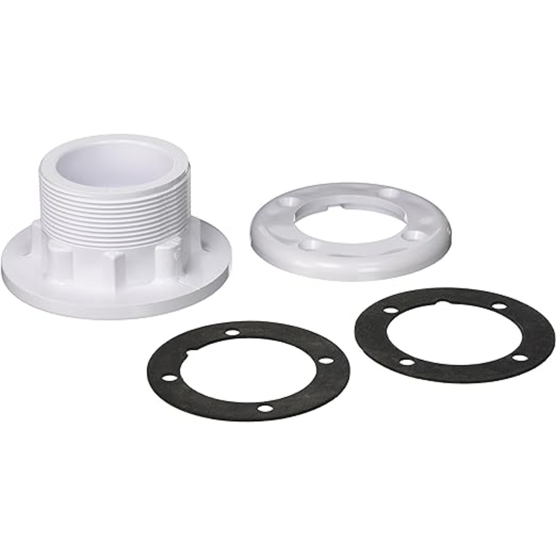 Pentair Vinyl Wall Fitting – 40mm Slip, 1-1/2 Socket, White