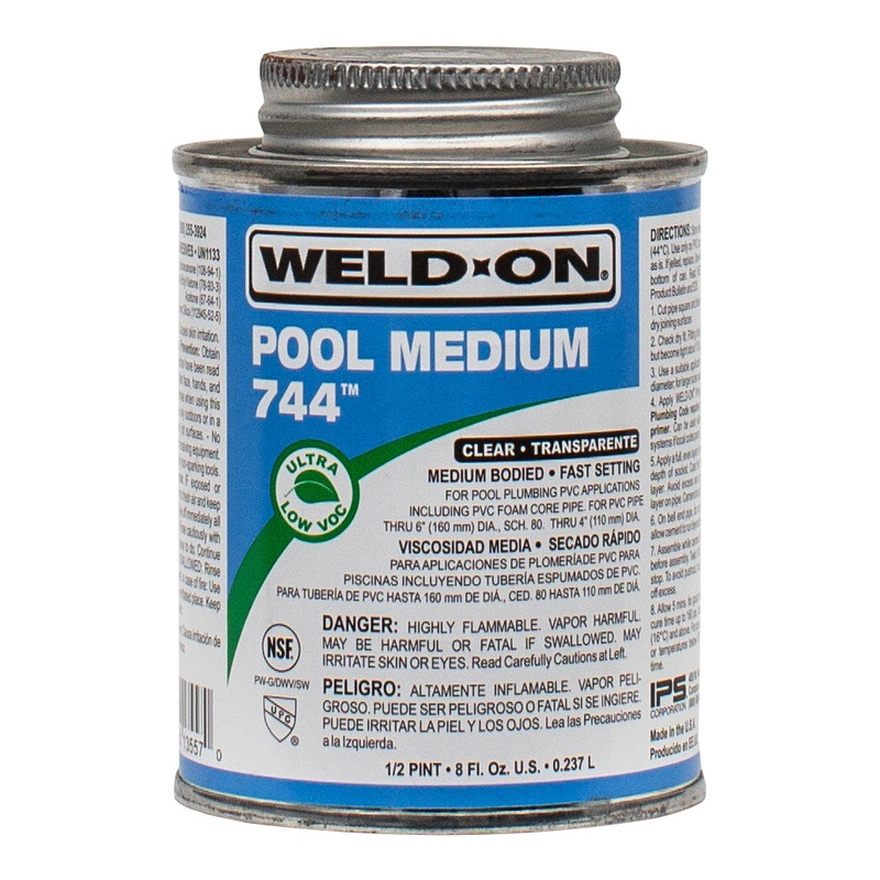 Weld-On PVC Glue – Pool Medium 744