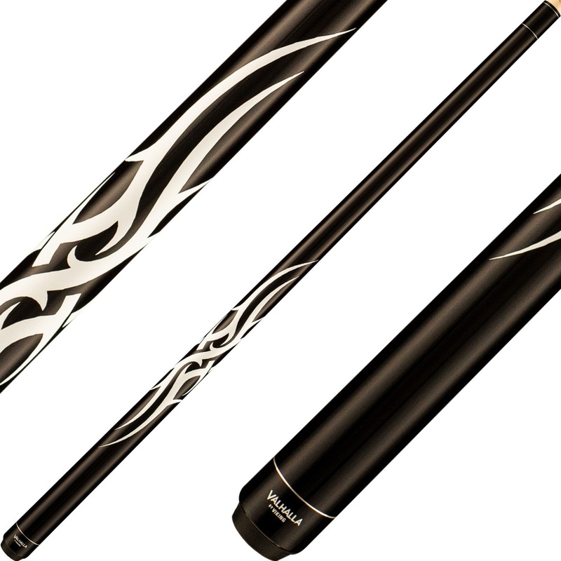 Valhalla VA204 Cue – Black with Tribal Design