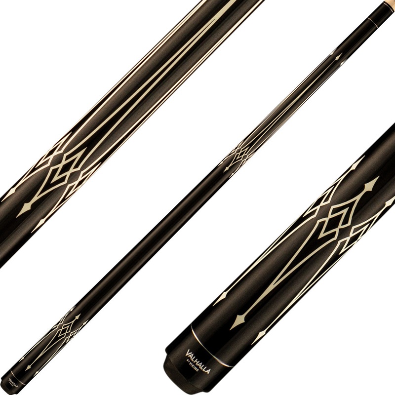 Valhalla VA222 Cue – Black with 12 Points