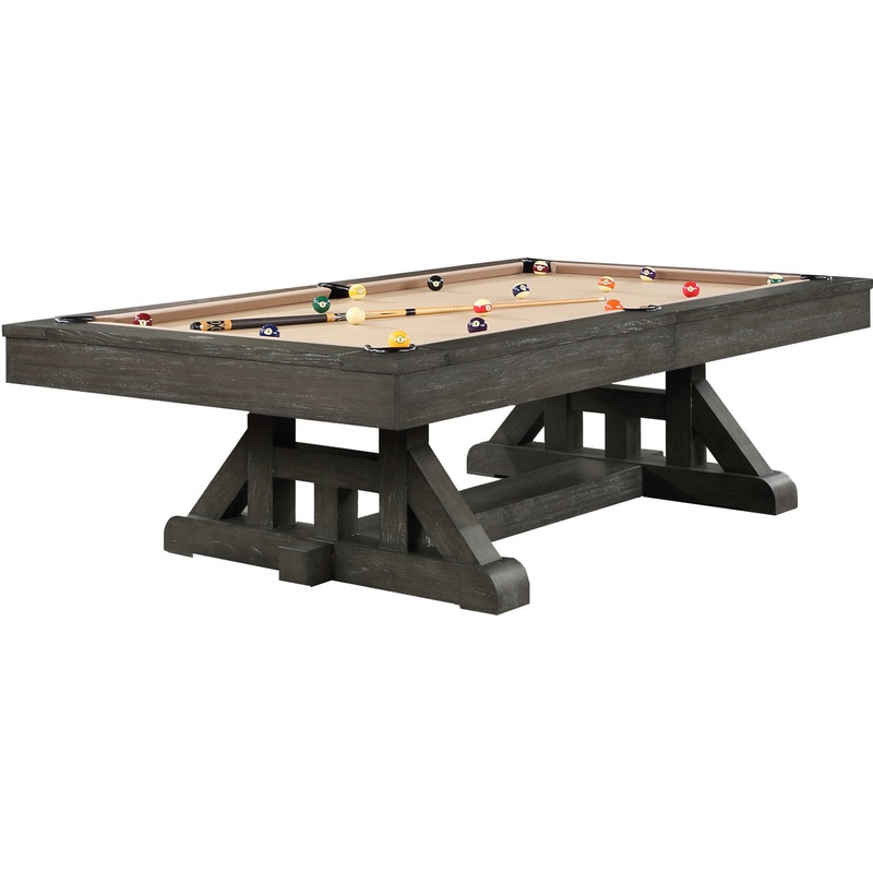 Houston 8 Foot Pool Table Glacier