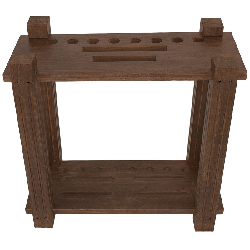 Imperial Cue Rack Rectangle Floor Rack Whiskey