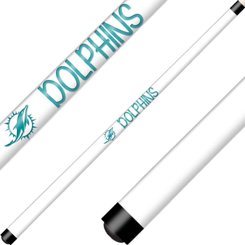 Miami Dolphins Pool Cue – Short Pool Cue