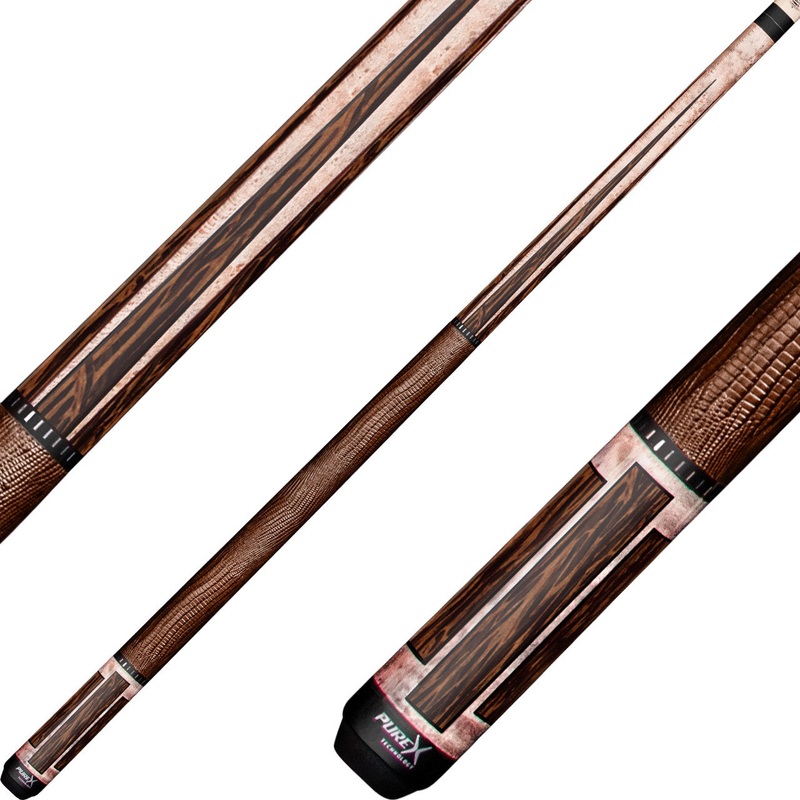 Pure X HXTE15 Cue – Birdseye Maple with Black Palm Points