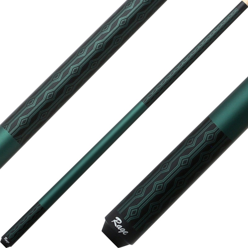 Rage RG116 Pool Cue – Peacock Green