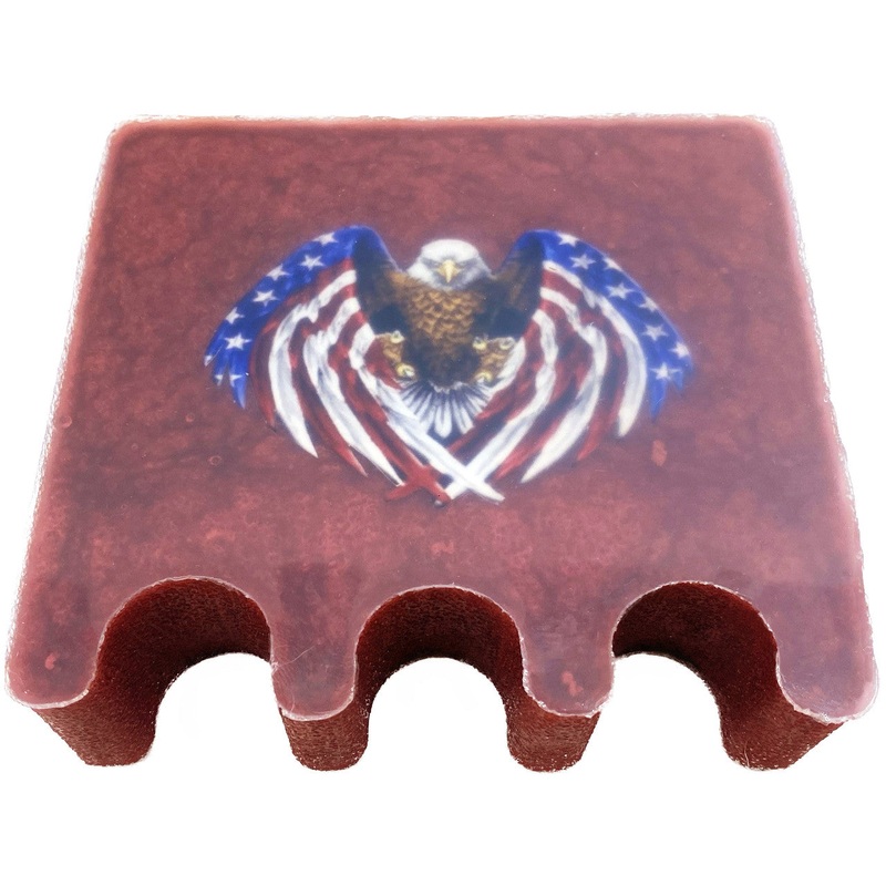 American Eagle 3 Cue Holder Red