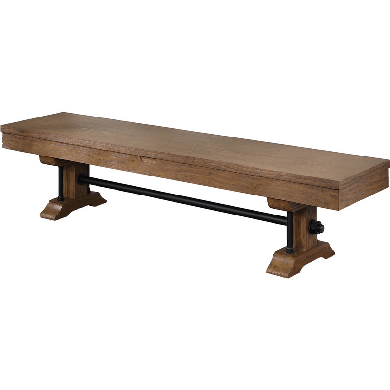 Atlanta Bench Pine Weathered Brown