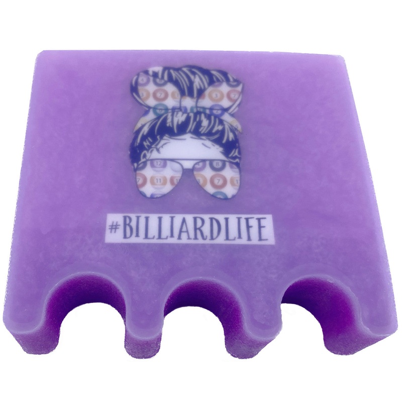 Billiard Life 3 Cue Holder Purple