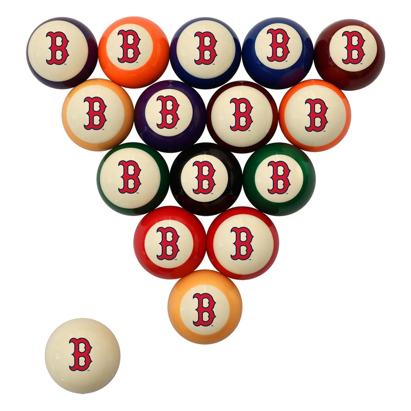 Boston Red Sox Pool Balls – Retro Balls Set